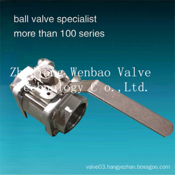 A216 Wcb Zinc Palted Ball Valve